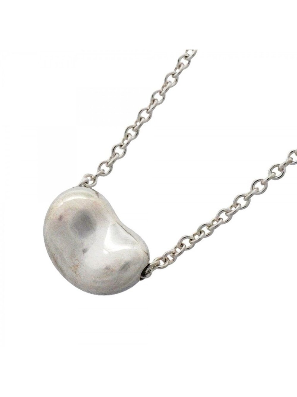 Tiffany & Co Necklace Bean Silver